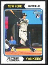 2023 Topps Heritage #135 Oswaldo Cabrera RC
