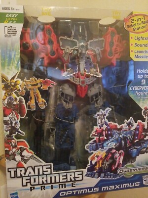 Transformers Prime RID Cyberverse Optimus Maximus Battle Station Carrier Hasbro