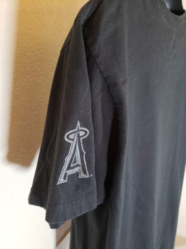 Majestic Los Angeles Angels Mike Trout Baseball T-shirt nera taglia XL - Foto 3 di 4