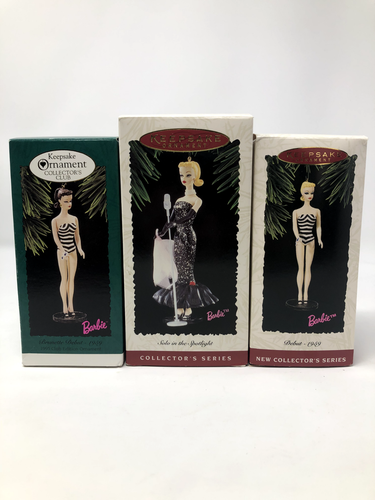 Lot Of Hallmark Keepsake Ornaments Vintage Complete With Box, Barbies And Santas - Picture 8 of 24