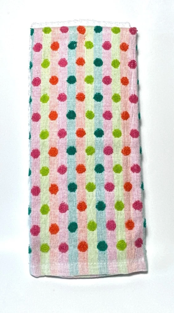 Pickleball Club Towel Set of 2 - 1 Pickleball + 1 Colored Dots - 100% Cotton NEW