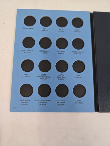 Whitman Canada 25 Cents #5 Coin Folder 2001-2009 Album Book 4087 - Picture 2 of 7