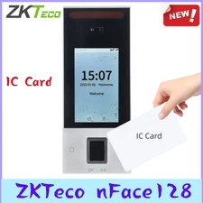 ZKTeco nFace128 Facial Recognition Fingerprint Time Attendance Control System IC