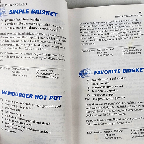Rival Crock Pot Slow Cooker Cookbook Cuisine Book Recipes Crockpot Menus Vintage - Imagen 3 de 9