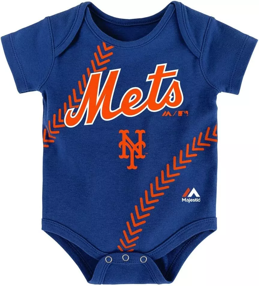 Majestic Infant/Baby New York Mets Stitches Bodysuit | eBay