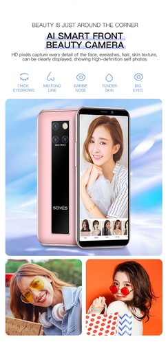 Mini Sized 4G LTE SmartPhone Soyes S10-H 3GB+64GB Android 9.0 Dual Sim UltraThin - Picture 20 of 23