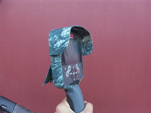 Dust dirt rain up-cover with sunvisor for Minelab CTX 3030 metal detector - Picture 4 of 4