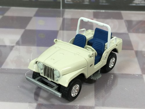 JOHNNY LIGHTNING ~ JEEP CJ-5 ~ BLANCO ~ con RR ~ DAÑADO - Imagen 14 de 16