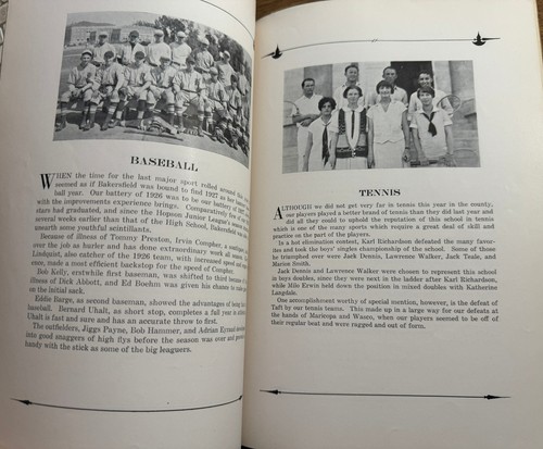 1927 Bakersfield High School Yearbook * The Oracle * Very Clean! - Foto 7 di 7