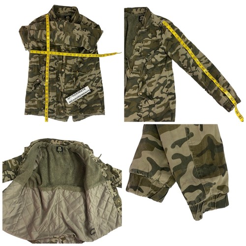 Special One Tarnmantel Damen kleiner Anorak grün Armee Militär Wandern Camp Safari - Bild 16 von 19