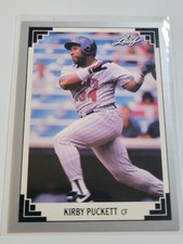 KIRBY PUCKETT 1991 Leaf #208.  TWINS