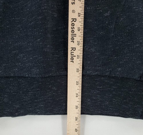 Superdry Hoodie Sweatshirt Spellout Big Center Logo Drawstring Gray Mens S - Picture 7 of 8