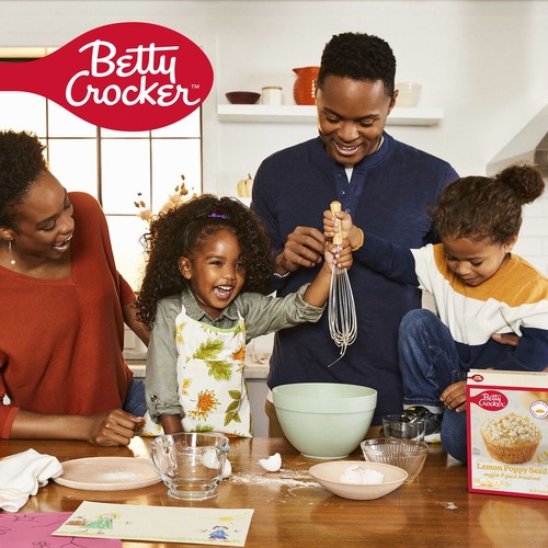 14.5 oz 6 pack Betty Crocker Lemon Poppy Seed Low Fat Muffin and Quick Bread Mix - Picture 9 of 11