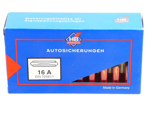 100 Stück HERTH+BUSS 50295035 Schmelzsicherung 16A 32V Kupferdraht Keramik NEU 100 Stück HERTH+BUSS 50295035 Schmelzsicherung 16A 32V Kupferdraht Keramik NEU