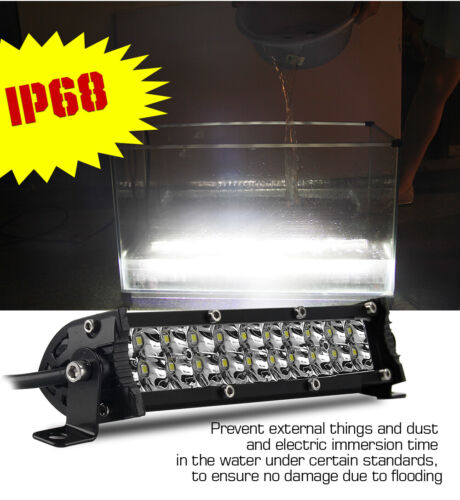 7inch 800W LED Work Light Bar Flood Spot Combo Fog Lamp Offroad Driving Truck - Picture 2 of 12