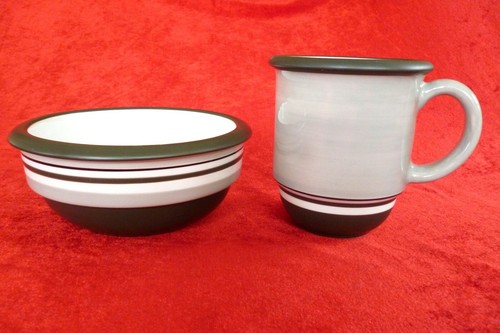 Dansk Design Stripe 14 tlg. Kaffeebecher Tassen Müslischalen Dessertschalen - Bild 5 von 8