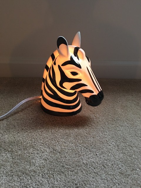 Pillowfort Target Zebra Head Nightlight Bedroom Nursery Lamp Light Pillowfort Target Zebra Head Nightlight