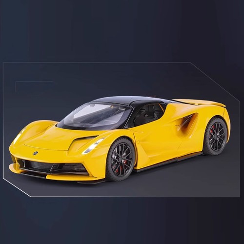 Modellino auto pressofuso in lega 1:24 LOTUS EVIJA luce sonora pull back veicolo giocattolo - Foto 16 di 17