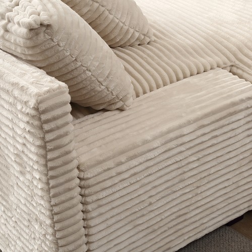 74.8" Modern Luxury Twins Sofa Couch for Living Room Quality Corduroy Upholster - Picture 6 of 12