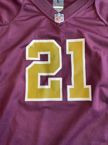 Vintage Sean Taylor Washington Redskins Nike Jersey #21 Youth Sz Large Red White - Picture 3 of 6