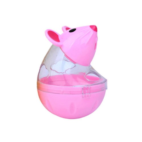 Pet Cat Dog Tumbler Feeder Leakage Food Dispenser Treat Ball Mice Toy US - Afbeelding 3 van 19