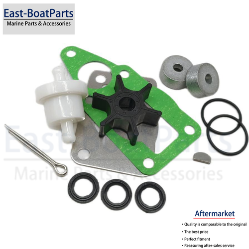 Kit de piezas de servicio filtro impulsor fueraborda Suzuki 4HP 6HP DF4 DF6 modelo 2002-2010 - Imagen 1 de 6