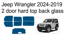 Premium Carbon Window Tint fits Jeep Wrangler 2019-2024 precut tint 