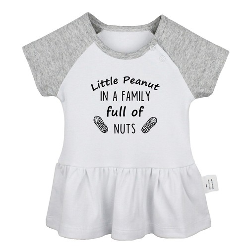 Pack of 2 Pregnancy Announce Gift Funny Dresses Infant Baby Girls Princess Dress - Picture 11 of 21