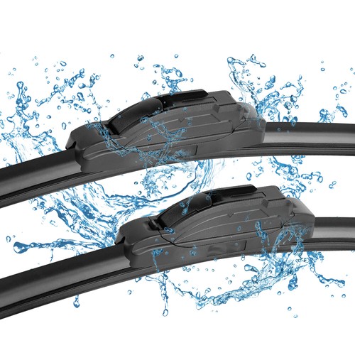 22"&22" Windshield Wiper Blades Fit For Ford F-150 Car Front Window Set of 2 - Picture 6 of 12