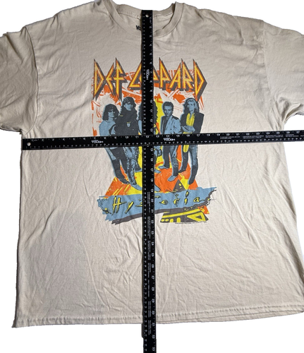 Ropa de comida chatarra Def Leppard para hombre talla grande Hysteria Tour-657 - Imagen 4 de 8