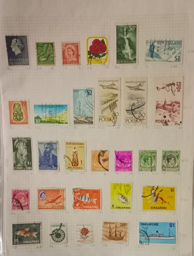 WORLDWIDE (MIXED COUNTRY)- HIGH CAT, NICE POSTAGE COLLECTION (USED) - 148 DIFF - Picture 7 of 10