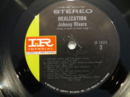 Johnny Rivers – Realization – 1968 - Imperial LP-12372 Vinyl LP VG/VG - Picture 5 of 6