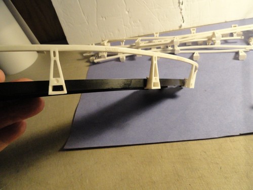 9-PCS. DE COLECCIÓN SCALEXTRIC HECHO EN INGLATERRA SE ADAPTA A TYCO TRACK 14 PULGADAS. CARRIL DE PROTECCIÓN - Imagen 6 de 10