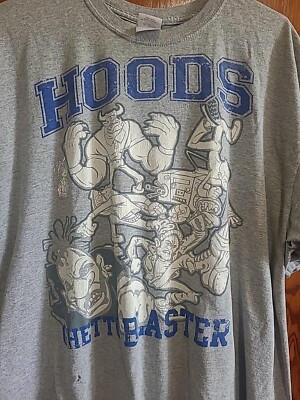 Hoods Hardcore Ghetto Blaster Punk T Shirt Sz Adult Xl 2007