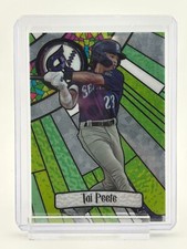 2023 Bowman Draft Tai Peete Stained Glass No. BGA-18