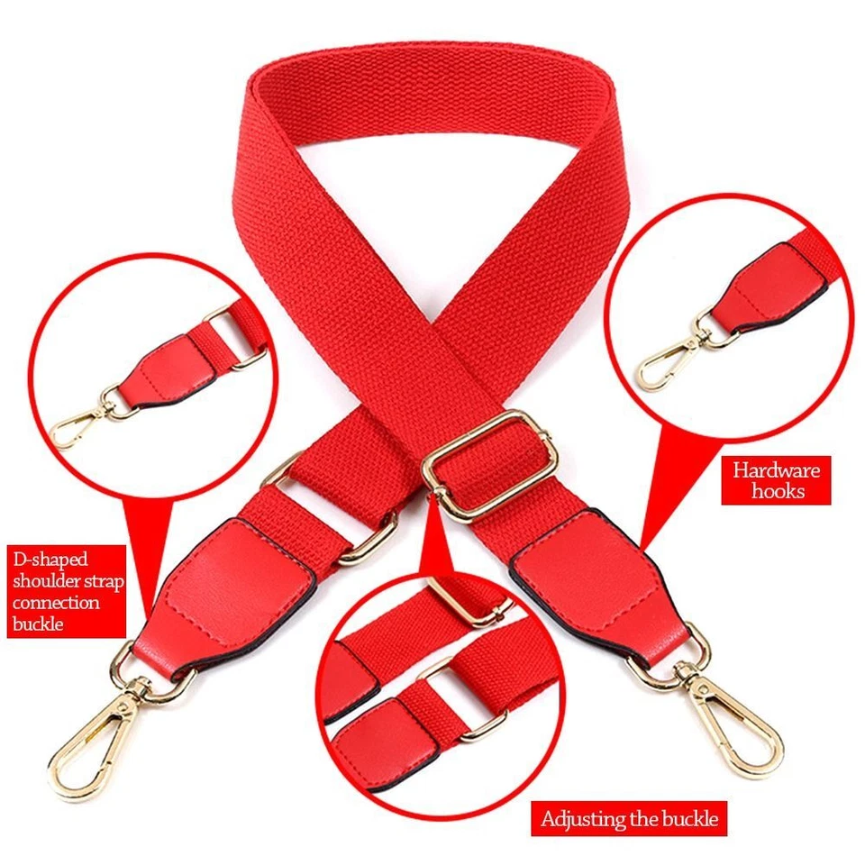 Adjustable Bag Strap Wide Shoulder Bag Strap Fashion Handbag Belt - image 2 of 4