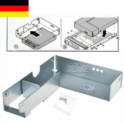 4x pour Dell 9W8C4 Y004G Adaptateur 3.5 vers 2.5 F238F D981C X968D SAS/SATA Tray Caddy - Photo 2/6