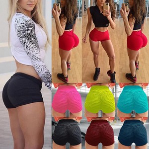 UK Womens Push Up Gym Yoga Leggings Exercise Mini Shorts Fitness Casual Stretch
