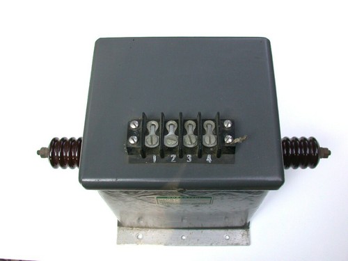 Vintage high voltage instrument transformer or transducer - Picture 2 of 6