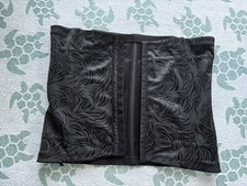Maidenform Corset Instant Slimmer Waist Trainer Flexible Boning Stretch Black L