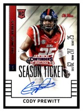 CODY PREWITT 2014 Panini Contenders AUTOGRAPH AUTO