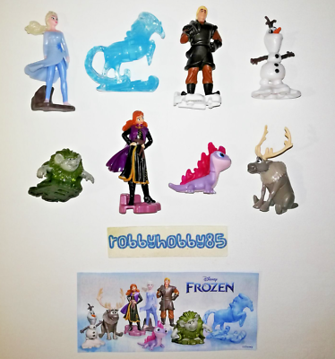 DISNEY FROZEN COMPLETE SET WITH ALL PAPERS (VU335 - SD289) KINDER