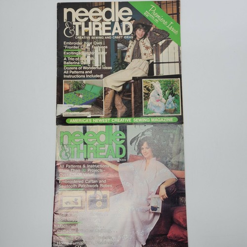 Lote de 6 ideas vintage de patrones de costura artesanal de agujas e hilos de colección de los años 80 - Imagen 5 de 7