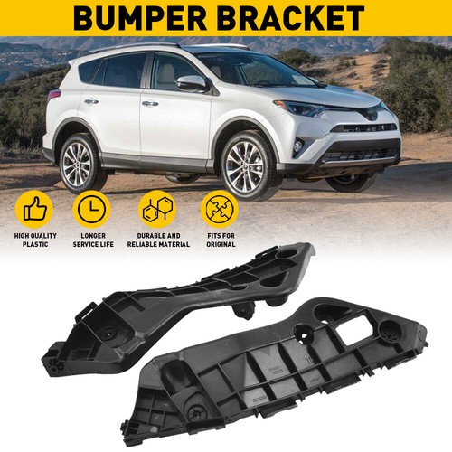 Se adapta a Toyota RAV4 2016 2017 2018 parachoques delantero soportes retenedores izquierda y derecha - Imagen 15 de 17
