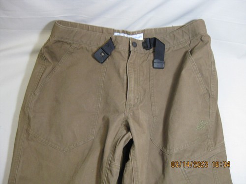 Eastern Mountain Sports EMS Cotton Hiking Pants Men's 34x31 Olive/Beige - Picture 2 of 4