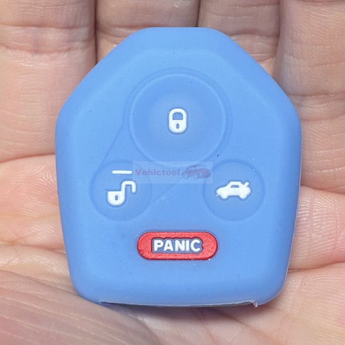 Fit Subaru Outback Crosstrek Legacy 4 Button Remote Key Fob Silicone Case Cover - Picture 27 of 33