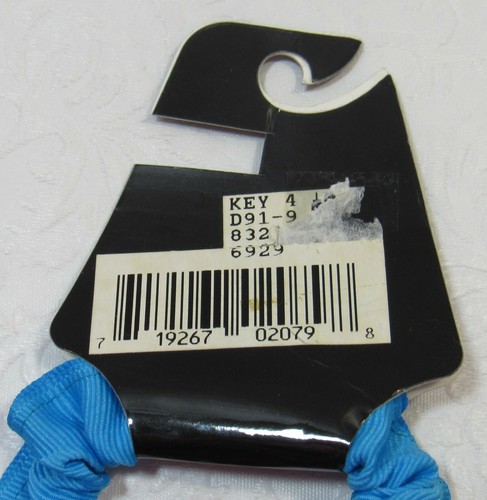 Girl's Hair Scrunchie Tie Bow Fun Spirit Vintage New - Picture 3 of 4