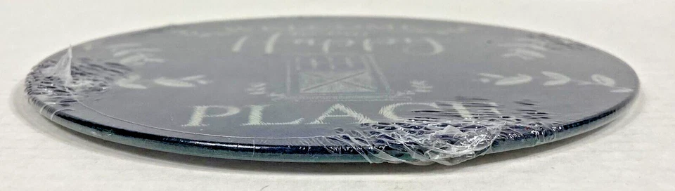 Welcome to my Happy Place Glass Round Cutting Board Trivet - Image 4 of 4