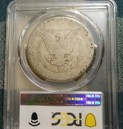 1889-P Morgan Silver Dollar — PCGS PO01 — Low BALL PO 01 POOR $1 POP OF ONLY 5 - Picture 2 of 8