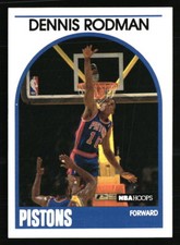 Dennis Rodman 1989 Hoops #211 Basketball Card